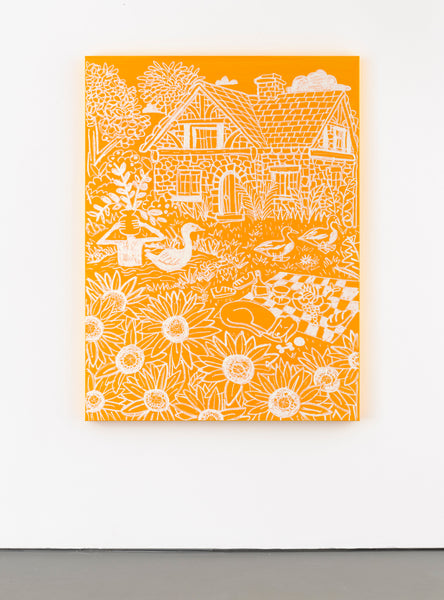 White on Yellow Exterior
