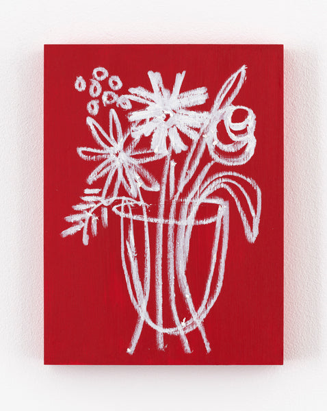 White on Red Bouquet